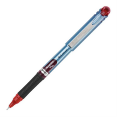 Pentel EnerGel Liquid Gel Pen 0.5mm Needle Tip Red Ink (BLN15-B)