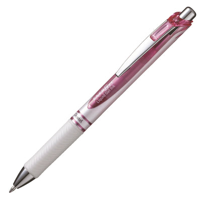 Pentel EnerGel Pearl Gel Pen 0.7mm Metal Tip Pink Ink (BL77PW-P)