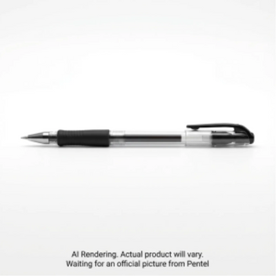 Pentel Arts Hybrid Technica 0.3mm Gel Pen, Black Ink (KN103-A)