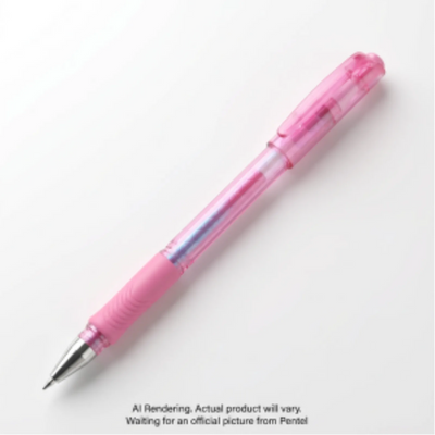 Pentel Krazy Pop Iridescent Gel Pen Pink + Metallic Blue 1.0mm (K91-DCP)
