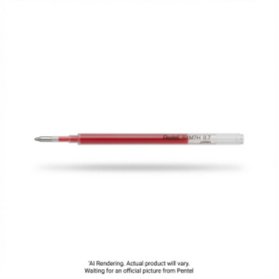 Pentel V Feel Ballpoint Pen Refill 0.7mm Red Ink (BXM7H-B)