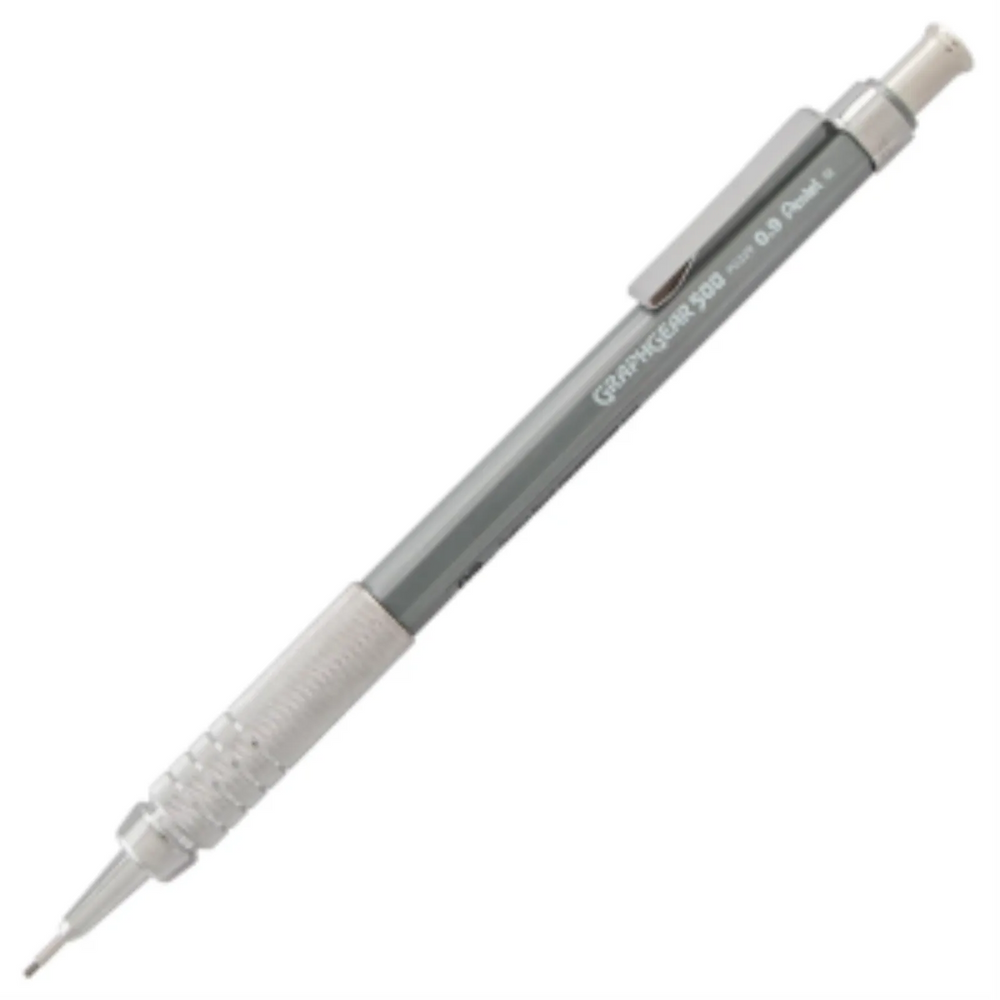 GraphGear 500 Mechanical Drafting Pencil 0.9mm, Grey Barrel
