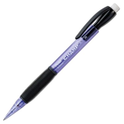 Pentel CHAMP Mechanical Pencil 0.5mm Tinted Violet Barrel (AL15V)