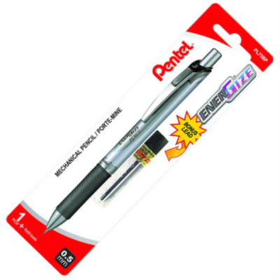 Pentel EnerGize Retractable Mechanical Pencil 0.5mm 1 Pack (PL75BP)