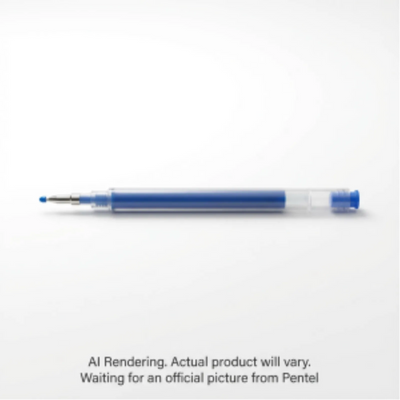 Pentel EnerGel Gel Pen Refill 0.3mm Ultra Fine Needle Tip Blue Ink (LRN3-C)