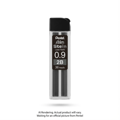 Pentel Ain Stein Lead Refill 0.9mm 2B 36 Leads per Tube (C279-2B)