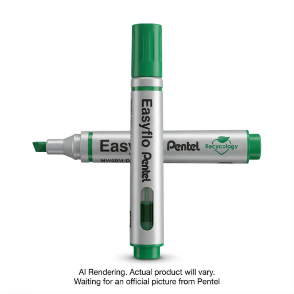 Easyflo White Board Marker (1.3/5.2mm) Green Ink
