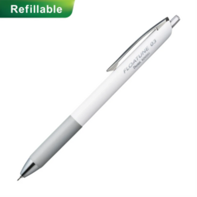 Pentel Floatune Rollerball Pen Refill 0.3mm Tip Black Ink (ZRN3-A)