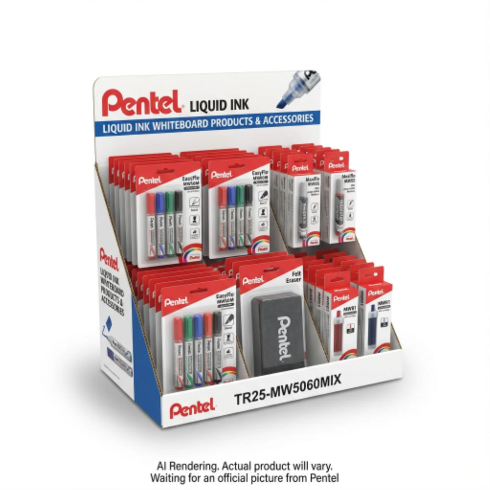 Promotional Display EasyFlo and Refills, MW5S and Bonus Eraser