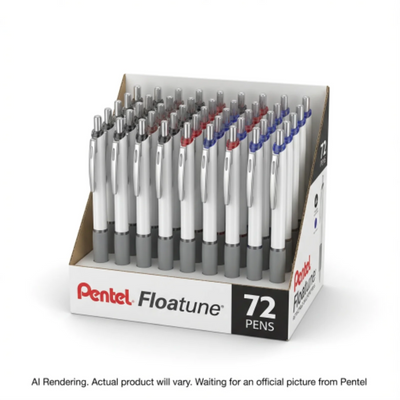 Pentel Floatune Retractable 0.5mm 6DZ Display French (BZN205-6FP)