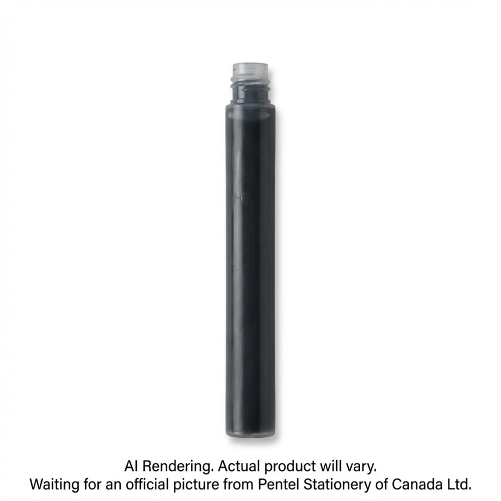 Pentel Arts Brush Pen Refill, Black