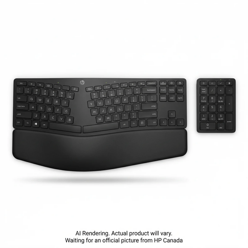 HP 960 BLK WL Ergo KBD United States / Canada English