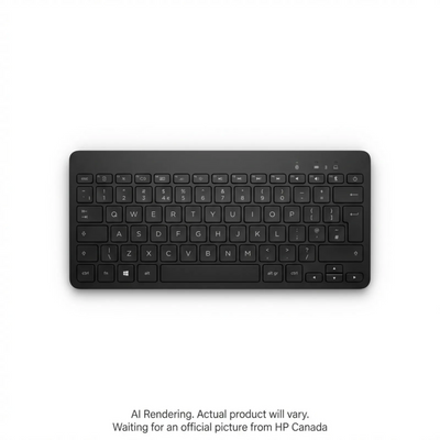 HP 350 Black Compact Multi-Device Keyboard Canada - French Bilingual (692S8AA#ABL)