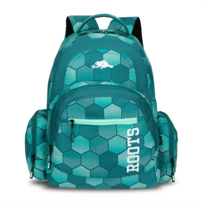 Roots Poly 15.6 Computer Backpack Teal Print (RTS5910830)