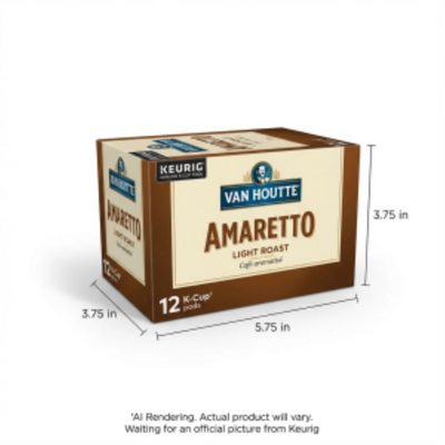Keurig Van Houtte Ristretto Amaretto Light Coffee 12 Count (40-51587)