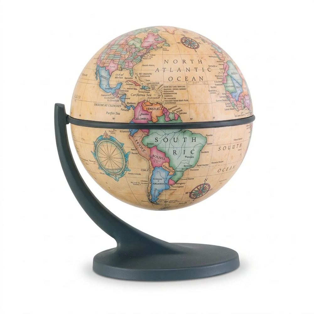 Replogle Wonderglobe 4.3"/10.9Cm Diameter Antique Ocean Desk Globe (English)