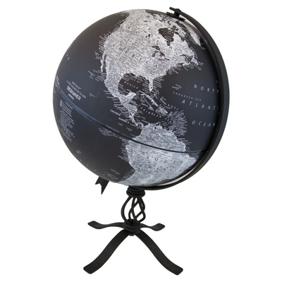 Replogle Globes Hamilton Black English Terrestrial Globe (35528)