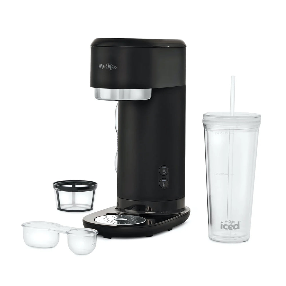Mr. Coffee Single-Serve Iced and Hot Coffee Maker, Black