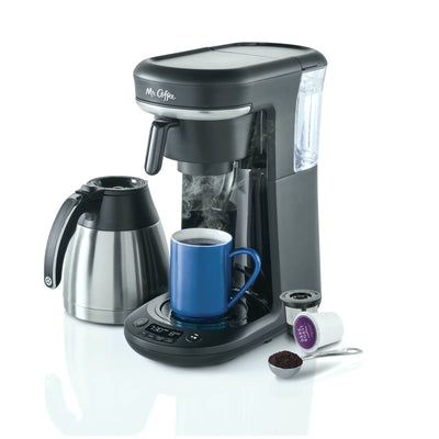 Mr. Coffee 10-Cup Space-Saving Combo Brewer (2169212)