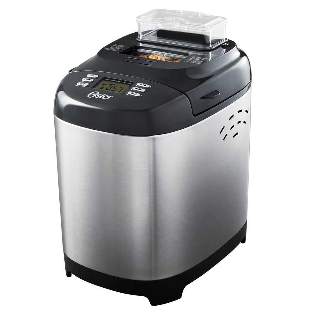 Oster 2142729 ExpressBake Bread Maker – 2.0 lb. Capacity with 12 Pre-programmed Cycles