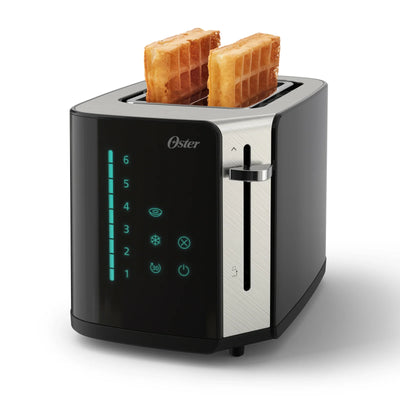 Oster Touchscreen 2-Slice Toaster - Black with Stainless Steel Accents (2190421)
