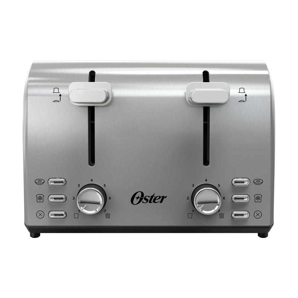 Oster 2215773 4-Slice Toaster – Extra Wide 1.5-Inch Slots & Brushed Stainless Steel
