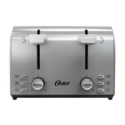 Oster 4-Slice Toaster with Extra Wide 1.5-Inch Slots and Brushed Stainless Steel (2215773)