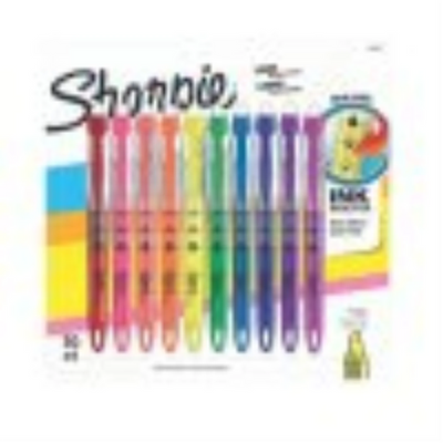 Sharpie Liquid Highlighters Chisel Tip Assorted Colours 10 Count (24415PP)