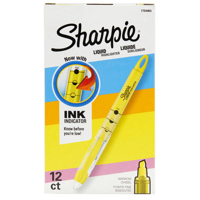 Sharpie Liquid Highlighter Chisel Tip Yellow (1754463)