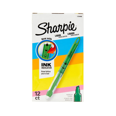 Sharpie Liquid Highlighter, Chisel Tip, Green (1754468)
