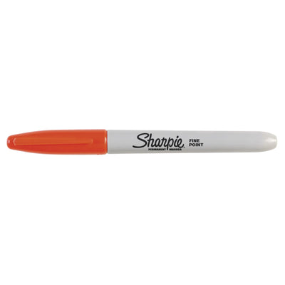Sharpie Permanent Marker, Fine Point, Orange (30036)