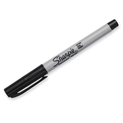 Sharpie Professional Permanent Marker Ultra Fine Point, Smudge-Resistant Black Ink (37121)