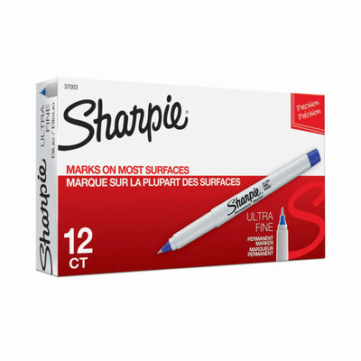 Sharpie Permanent Marker Ultra Fine Point Blue (37003)