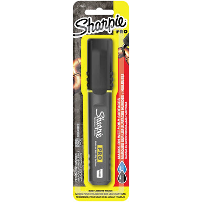 Sharpie PRO Permanent Marker, Chisel Tip, Black, 1 Count (2178491)