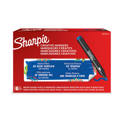 Sharpie Creative Marker, Blue, Bullet Tip (2218115)