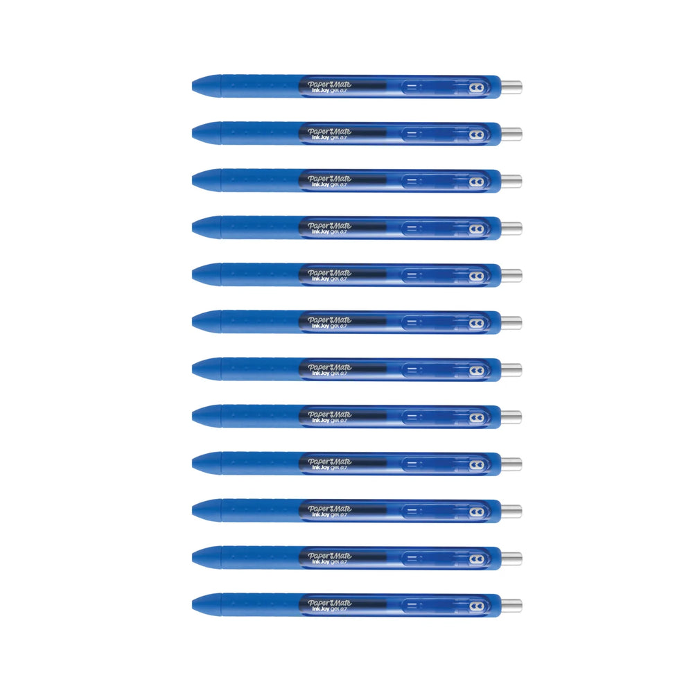 Paper Mate InkJoy Pens, Gel Pens, Medium Point (0.7 mm), Dark Blue, 1 Unit