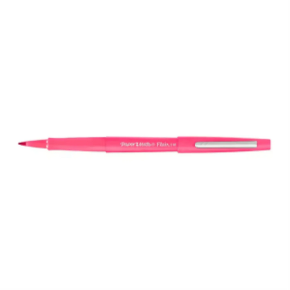 Paper Mate Flair Felt Tip Pen, Medium Point, 0.7mm, Pink, 1 Unit