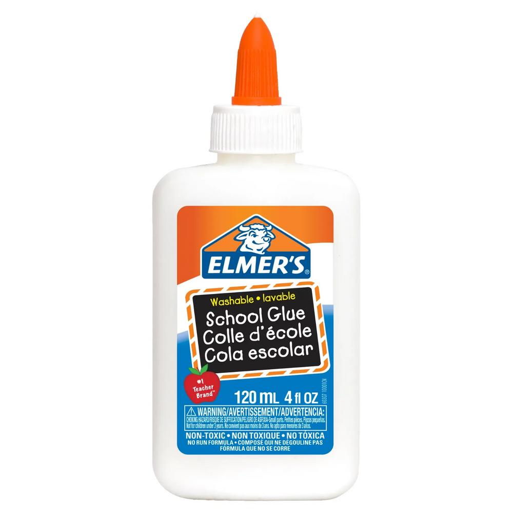 Elmer's Washable No-Run School Glue, 120ml (60307W8)