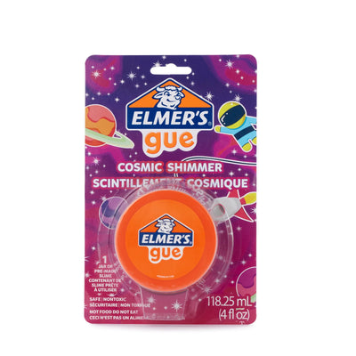 Slime préparé Elmer's Gue, Slime scintillant Cosmic Shimmer, violet et bleu, 1 unité