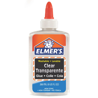 Elmer's Liquid School Glue Clear Washable 266 mL 24 Count (E6309T)