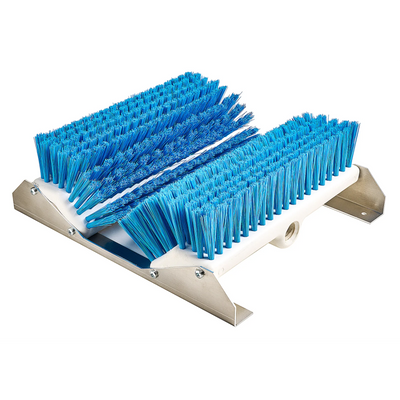 M2 Professional Blue Boot Brush with Aluminum Mounting Bracket (BB-410-BL)