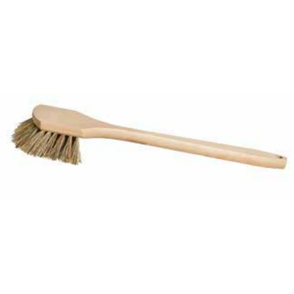 20" Long Handle Pot Brush - Wood Block Union Fibre