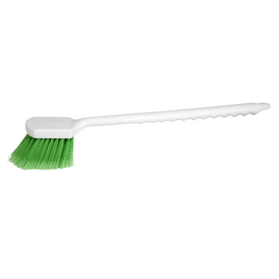 20” / 50 cm Long Handle Wheel & Fender Brush - Green Soft Flagged Fiber