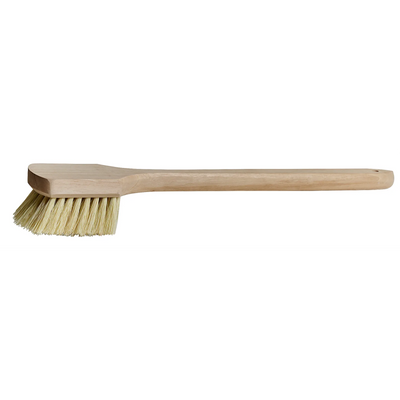 20" Long Handle Pot Brush - Wood Block White Tampico Fibre