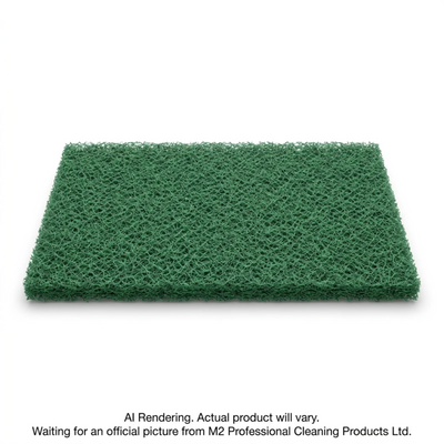 EconoLine Scouring Pads-Green –6”x 9”x 0.3”- Case Pk/100