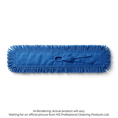 60"/152cm M-Tech Microfiber DustMop -Blue