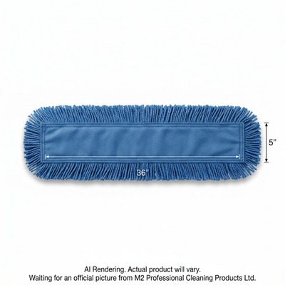 36"/91cm STATIC-H BRKAWY DustMop -Blue