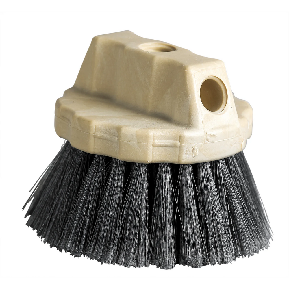 Window Brushes Plastic Block Round Grey Flagged