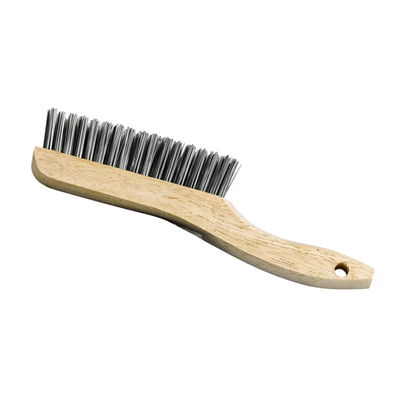 M2 Professional Wire Scratch Brush 35cm Curved Handle (BW-1037)