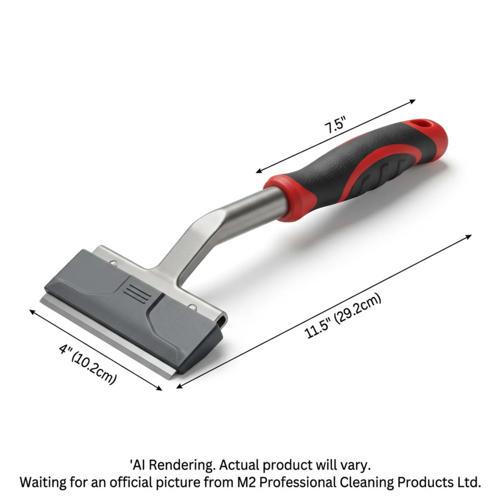 Scraper W/ Plastic Handle-Large 11.5"
